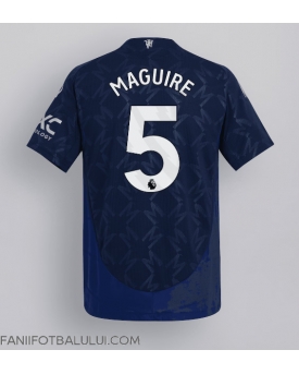 Manchester United Harry Maguire #5 Tricou Fotbal Replică 2024-25 Barbati Deplasare